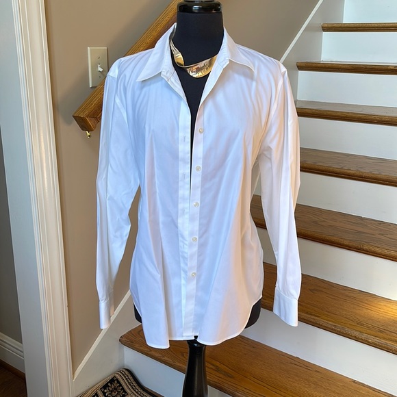 WHITE SHIRT NON-IRON EASYCARE JONES NEW YORK SIGNATURE SIZE XL. - Picture 3 of 11